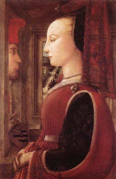 Fra Filippo Lippi Portrait of a Man and Woman at a Casement France oil painting art